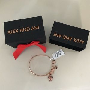 ALEX AND ANI Sea Turtle Charm Bangle